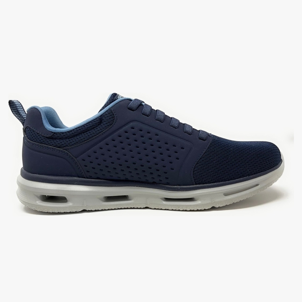 Skechers Glide-Lite Men's Classic Shoes Fit With Memory Foam (Navy, Medium 9) - Picture 7 of 13